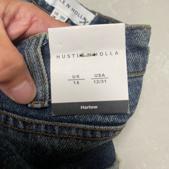 NWT Hustle N Holla Harlow Patch Detail Skirt - Picture 4 of 9